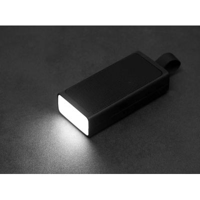 Bluetooth колонка Vibe 5Вт с фонариком и магнитным креплением, черный-1