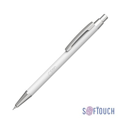Карандаш механический Ray, покрытие soft touch, белый-0