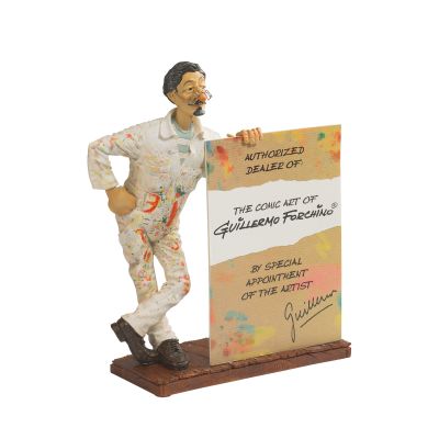 Скульптура Forchino, коричневый с белым-0