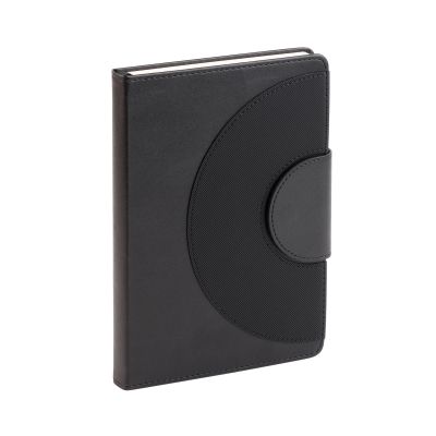 Ежедневник недатированный Сицилия, формат А5, черный, черный-0