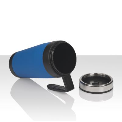 Термокружка Австралия, покрытие soft touch, 400 мл, синий-2