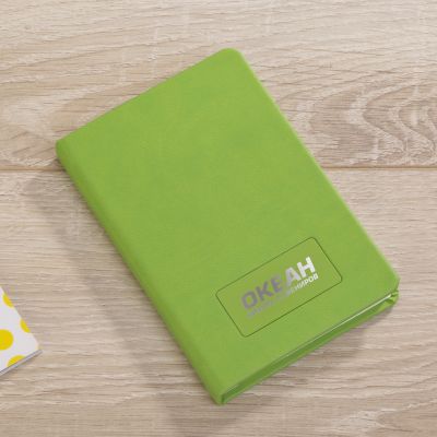 Блокнот Рим, А6, покрытие soft touch, зеленое яблоко-1