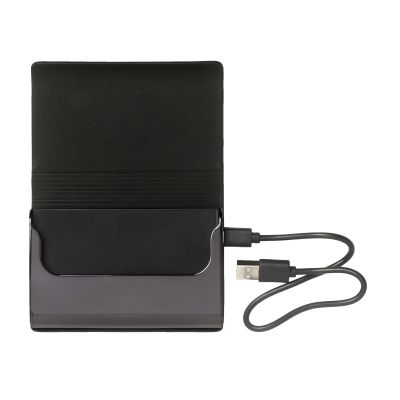 Визитница со встроенным зарядным устройством, 4000 mAh, Storyline Black, черный-3