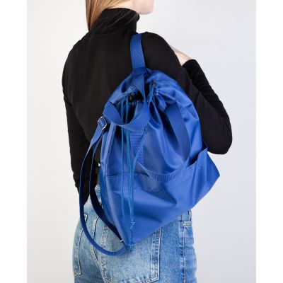 Сумка-рюкзак Carry, серый с бирюзовым, синий-4