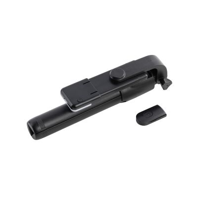 Селфи-палка-штатив Periscope с лампой и пультом дистанционного управления, черный-1