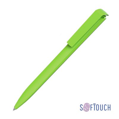 Ручка шариковая TRIAS SOFTTOUCH, зеленое яблоко-0