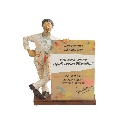 Скульптура Forchino, коричневый с белым-1