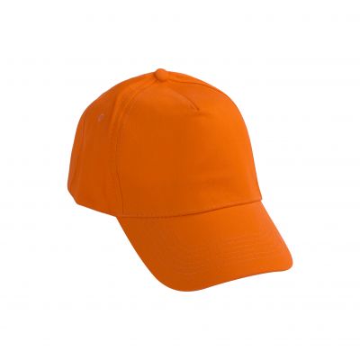 Бейсболка, 5 клиньев, оранжевый-0