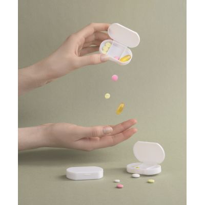 Таблетница Pill house с антибактериальной защитой, белый-4