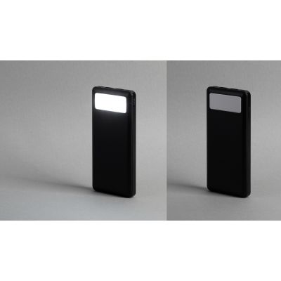 Зарядное устройство Lumos 10000 mAh с фонариком, черный-1