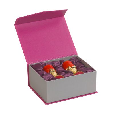 Набор чарок Успех, красный с золотом-1