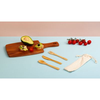 Набор столовых приборов Ecotone, натуральный-1