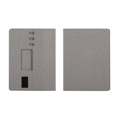 Настольная складная подставка Cool Mat с беспроводным (15W) ЗУ, сенсорной подсветкой логотипа, функцией MagSafe и ковриком для мыши, серый-1