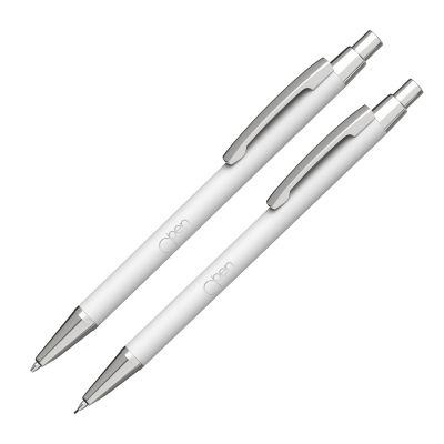 Набор Ray (ручка+карандаш), покрытие soft touch, белый-2