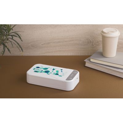 УФ-стерилизатор с беспроводным зарядным устройством, белый-1