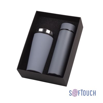Набор подарочный Ритм, покрытие soft touch, серый-0