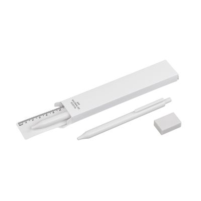 Набор Combo канцелярских принадлежностей с антибактериальной защитой, белый-5