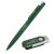 Набор ручка Jupiter + флеш-карта Vostok 16 Гб в футляре, покрытие soft touch, темно-зеленый