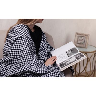 Плед Ritz , 140 х 200 см, темно-синий с белым-2