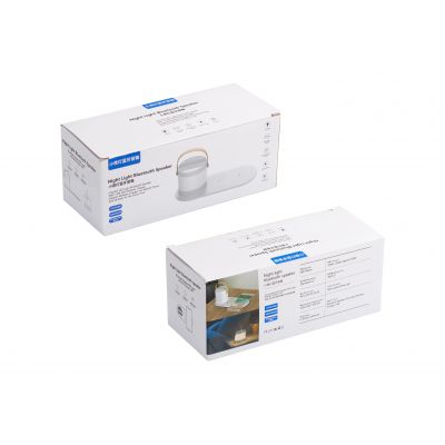 Настольная беспроводная (15W) зарядная станция Smart Home с bluetooth колонкой-лампой, белый-4