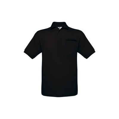 Поло Safran Pocket, черный-1