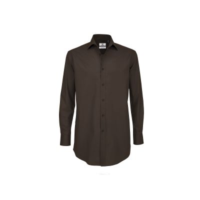 Рубашка мужская с длинным рукавом Black Tie LSL/men, кофейный-1