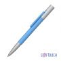 Ручка шариковая Clas, покрытие soft touch, голубой