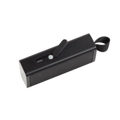 Bluetooth колонка Vibe 5Вт с фонариком и магнитным креплением, черный-4