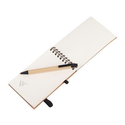 Блокнот с ручкой Papyrus, черный-1