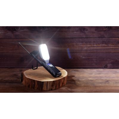 Многофункциональный фонарь Navigator с аккумулятором 1800 mAh, черный с серым-1