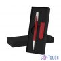 Набор ручка Clas + флеш-карта Case 8 Гб в футляре, покрытие soft touch, красный