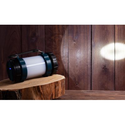 Туристический led-фонарь Campus с аккумулятором 4000 mAh, черный с серым-3