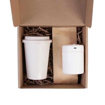 Набор Комфорт, бежевый с белым-0