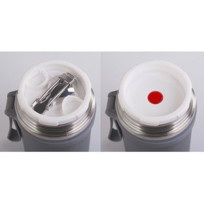 Термос для еды Take away 600 мл, покрытие пудра, черный-4