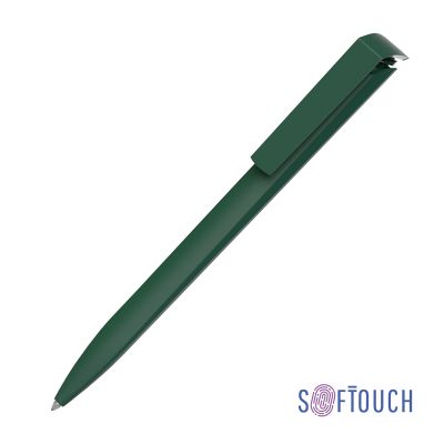 Ручка шариковая TRIAS SOFTTOUCH, темно-зеленый-0