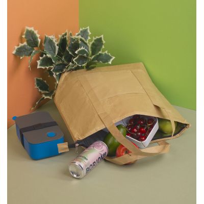 Сумка-холодильник Craft big из бумаги, натуральный-4