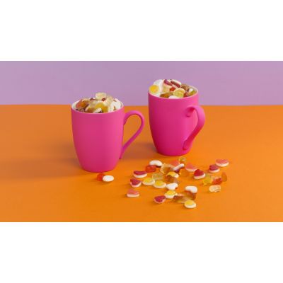 Кружка Trend, покрытие soft touch, фуксия-1
