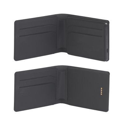 Портмоне со cъёмным (на магните) беспроводным зарядным устройством 3000 mAh, черный-4