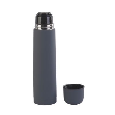 Термос Родос, покрытие soft touch, 1 л., серый-2