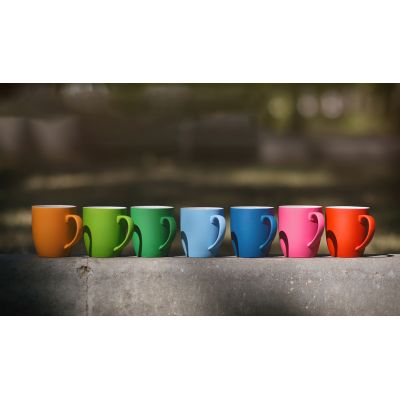 Кружка Fresh, покрытие soft touch, желтый-1