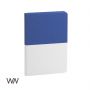 Ежедневник недатированный Палермо, формат А5, синий с белым
