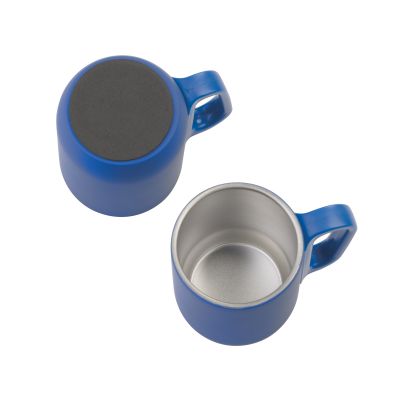 Набор Гейзер (термос, 2 кружки), покрытие soft touch, синий-2