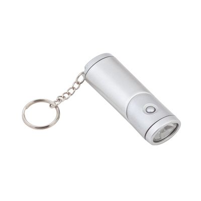 Брелок-фонарик, серебристый-0