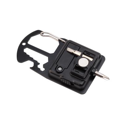 Брелок-мультитул-фонарь Multy, черный-1