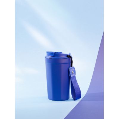 Термостакан Eclipse 400 мл, покрытие пудра, синий, синий-1