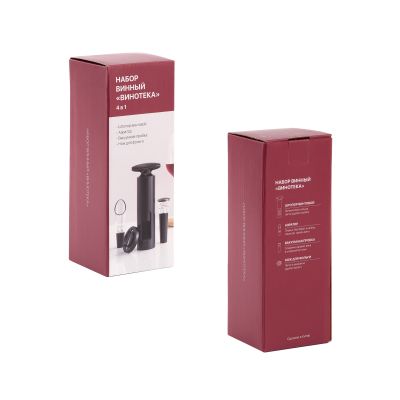 Набор винный Винотека, черный-5