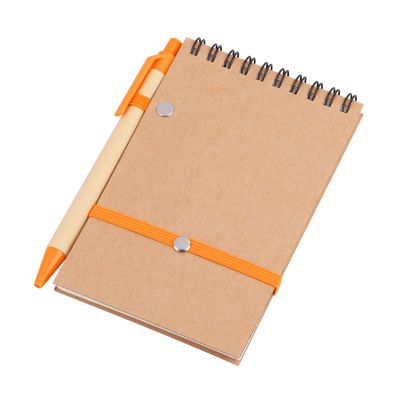 Блокнот с ручкой Papyrus, оранжевый-3