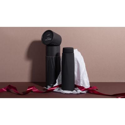 Термос Calypso, покрытие soft touch, 0,5 л., черный-1
