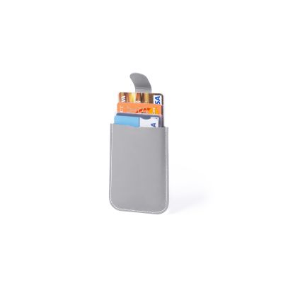 Чехол Fix card для банковских карт и визиток с RFID - защитой, серый-2