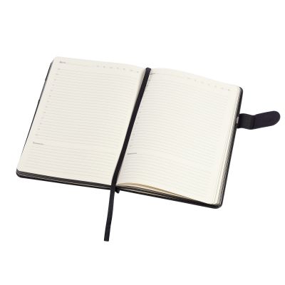 Ежедневник недатированный Бари, формат А5, черный с серым-2